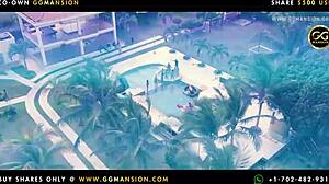 Blonde Blows Brunette Babe