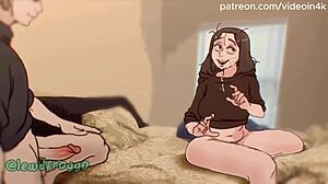 hey, check out this soft gf animation from lewdfroggo upscaled