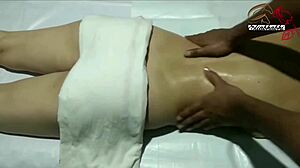 Yo, check this Indian lady getting a full body massage!
