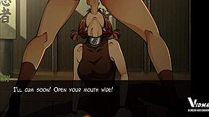 Naruto parody with shinobi lord in anime action