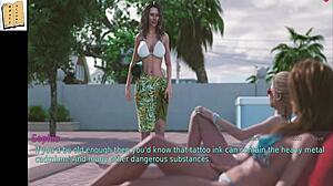 A wife and stepmother share homemade moments in 3d porn episode 102