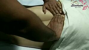 Yo, check this Indian lady getting a full body massage!