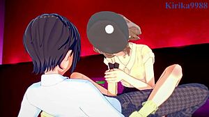 Koume and Hinako have intense sex in hentai