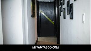 Stepmom Kourtney Kai craves dick and fucks stepson hard.