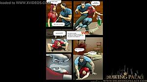 Cartoon Babes Get Pussy Fucked And Ass Spanked Roughly