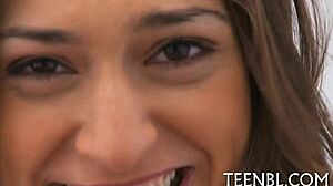 The babe crumbles under lusty oral stimulation in pov