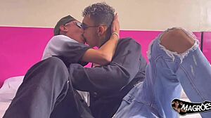 can this brazilian guy take two cocks?!