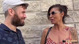 Charlotte explores anal limits with big boobs