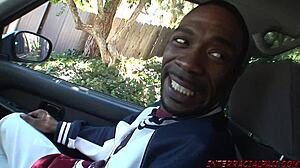 blonde slut rides huge black cock like a babe