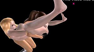 Indian 3D Cartoon Lesbian Girls Have Sex