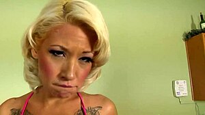 Petite girl takes big black cock