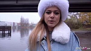 Rough Fucking Young Latina Tourist Bella In Berlin Streets