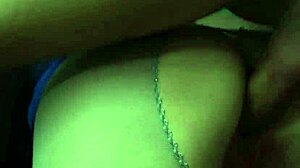 Sexy blond milf fucked in crotchless pantyhose!