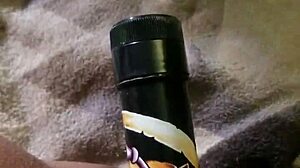 Ebony Milf Nybutterscotch Shows Hubby How Her New Black Toy Works In Close-Up Masturbation Squirting Session