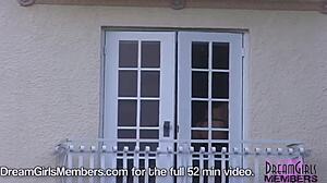 Gorgeous Fit Brunette Model Strips in Debut Lingerie Shoot