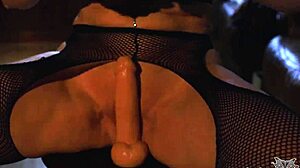 hot milf rides sex toy after work