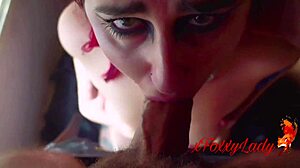 Pov Neighbor Delivers Intense Sloppy Blowjob, Massive Cumshot