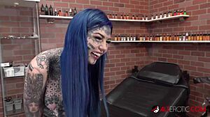 Australian Beauty Amber Luke Gets New Nose Tattoo With Pierced Nipples