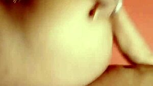 Shaved pussy gets intense cock pounding