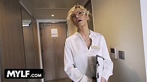 Grateful British Milf Filthy Frankie Drops Panties For Credit Cards