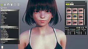 Creating New Character In Porn Game To Then Fuck It