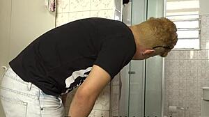 fucking hot mother-in-law in bathroom 😏