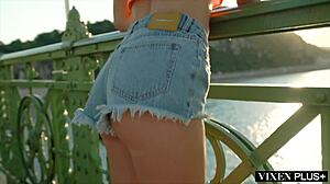 Vixenplus college student explores toys in missionary and doggystyle.