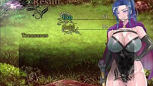 Oh wow, the adventurer loses her virginity to her pink friend in this hentai creampie scene 😘.