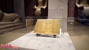 these futa babes are fucking hard in the museum