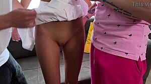 Cute Girl and Boyfriend Fucked Hard After Street Meet