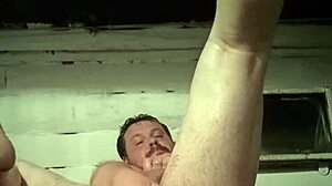 Check out how I used Samsung Galaxy Fold to fuck with fat white ass, stuck smartphone in anal 😏