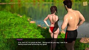 nursing back to pleasure 23 hot brunette flirts with av