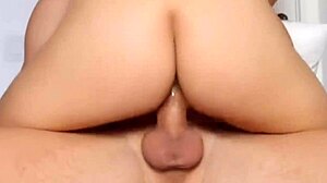 wow, double creampie and powerful squirt 😍