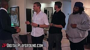 tattoo girl karma rx's pussy and ass pounded by monster cock.