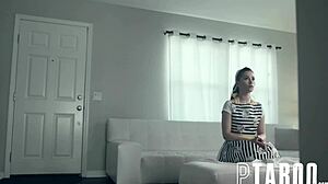 Aria Lee Swallows Cum After Intense Blowjob and Cunilingus Scene