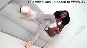 Brazilian Ebony Princess Tries First Anal with BBC