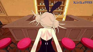 Himiko Toga and Izuku Midoriya in Intense Sex - My Hero Academia Hentai