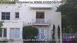 Gorgeous Fit Brunette Model Strips in Debut Lingerie Shoot