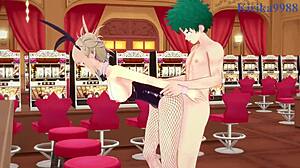 Himiko Toga and Izuku Midoriya in Intense Sex - My Hero Academia Hentai