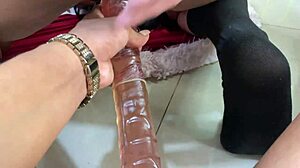 New Year's foursome: three women, one man, wild fucking