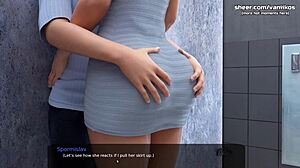 Teacher Seduces Student In Anime Game Part 33