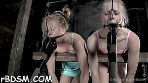 Free sadomasochism clips with sucking tight pussy