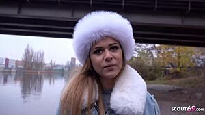 Rough Fucking Young Latina Tourist Bella In Berlin Streets