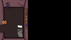 Babe with silver hair has intense sex in anime cosplay hentai game at Spunkstock festival!