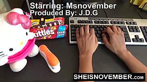 Big ol booty drops down on fat dick hard, bouncing wildly