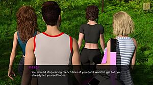 nursing back to pleasure 23 hot brunette flirts with av