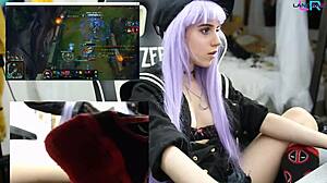 Teen Masturbating While Playing League Of Legends Urf Mode 1 2 😏