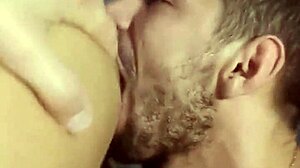 interracial black top dominates with bareback assfucking and doggystyle cumshot