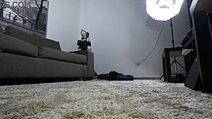 Ebony chloe leone gets anal casting interview.