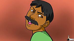 Spogliarellista Pawg Anime Cartoon Vestiti Strappati nei Guai